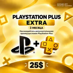 playstation PS plus «Укр. UA» 3 Months Extra - Purchase in Your Account