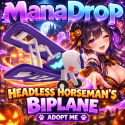 HEADLESS HORSEMANS BIPLANE I ADOPT ME! I RIDE YOUR PET!
