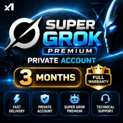 xAI Super Grok Premium | Private Account | 3 Months | Full Warranty