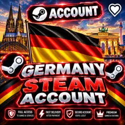 Steam Account [Germany / EUR] • CLEAN • AUTO DELIVERY