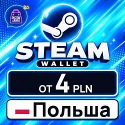 Steam Wallet 4–110 PLN (Польша)