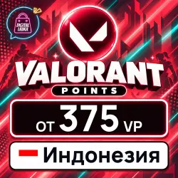 Valorant 375–7500 VP (Индонезия), лот №288465