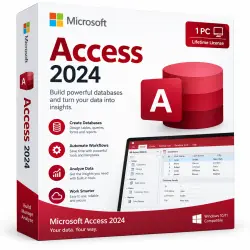 Microsoft Access 2024 — Activation Key | Online | 1 PC | Global
