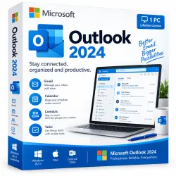 Microsoft Outlook 2024 — Activation Key | Online | 1 PC | Global