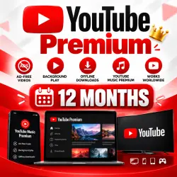 YouTube Premium – 12 Months | Activation on Your Own Account