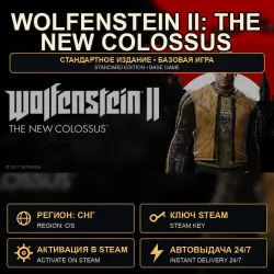 Wolfenstein II: The New Colossus — Standard Edition — Steam Key — CIS