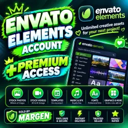 Envato Elements 1 Month Shared Account - Fast &amp; Cheap
