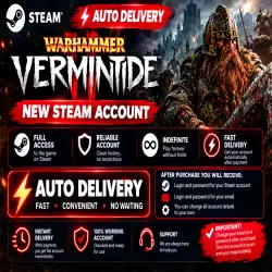 AUTO DELIVERY Warhammer: Vermintide 2 | NEW STEAM ACCOUNT | FULL DATA CHANGE