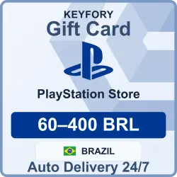 PlayStation Store Gift Card 60-400 BRL/Brazil
