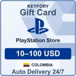 PlayStation Store Gift Card 10-100 USD/Colombia