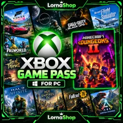 XBOX GAME PASS FOR PC 1 MONTH MINECRAFT DUNGEONS 2 INSIDE