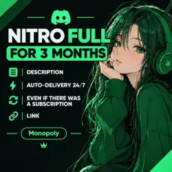 NITRO FULL FOR 3 MONTHS (DESCRIPTION) | AUTO-ISSUE 24/7 | EVEN IF YOU HAD A SUBSCRIPTION
