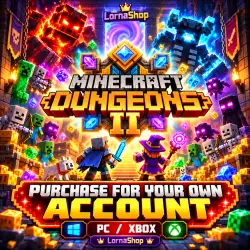 MINECRAFT DUNGEONS 2 (PC/Xbox) PURCHASE TO YOUR ACCOUNT