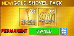 Grow a Garden - Gold Shovel Pack [399R]
