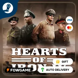 Hearts of Iron IV Peace for our Time STEAM GIFT Region choice
