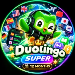 DUOLINGO SUPER — 12 MONTHS Lifetime Warranty