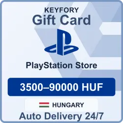PlayStation Store Gift Card 3500–90000 HUF — Hungary