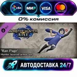 Monster Hunter Rise - Ran Page Hunter layered armor set MHR:SB - DLC Collection STEAM WORLD…