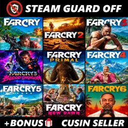 Far Cry 6 + ALL PARTS | No Steam Guard | + Bonus