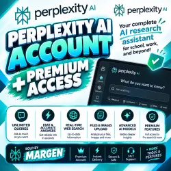 Perplexity Ai PRO 1/2/3/6 MONTHS SHARED ACCOUNT -