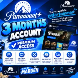 Paramount+ 3 Months Premium Account -