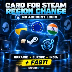 MAP FOR CHANGE STEAM REGION TO UKR/EUROPE/INDIA | DESCRIPTION!!