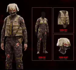 3 Rewards Sierra Set Code 3 Skins | Suit, Vest, Helmet Twitch Drop Instant Delivery