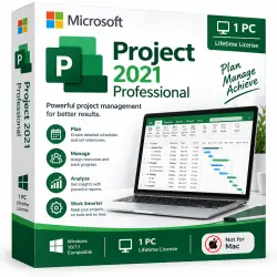 Microsoft Project 2021 Professional — Activation Key | 1 PC | Global