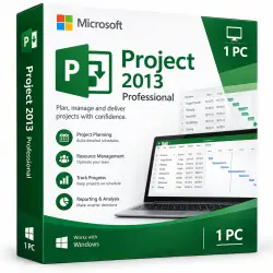 Microsoft Project 2013 Professional — Ключ активации | 1 ПК | Global