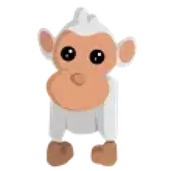 Albino Monkey | Flyable, Rideable | Adopt Me! — Roblox, лот №215175