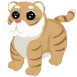 Lunar Gold Tiger | Adopt Me! — Roblox, лот №215178