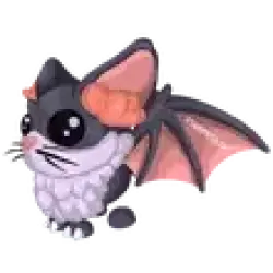 Kitty Bat | Flyable, Rideable, Mega Neon | Adopt Me! — Roblox, лот №215179