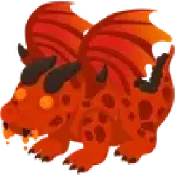 Lava Dragon | Flyable, Rideable | Adopt Me! — Roblox, лот №215186