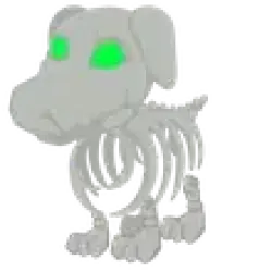 Halloween White Skeleton Dog | Adopt Me!
