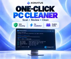 KONATUS One-Click PC Cleaner | Windows 10/11