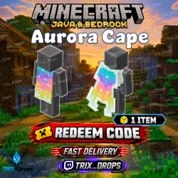 Minecraft - Aurora Cape Code - Bedrock и Java - Все платфор…, лот №270445