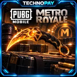 PUBG MOBILE | METRO ROYALE | Керамбит «Палящее солнце», лот №215245
