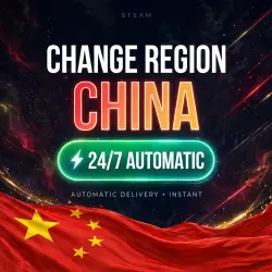 Steam Region Change to China 24/7 — Instant Auto Delivery