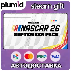 DLC NASCAR 26 - September Pack Steam Gift / Россия + МИР / АВТО