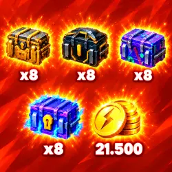 HURRY! ONLY 30.09! 21,500 GOLD + x24 CONTAINERS | 2 TIMES | 24/7