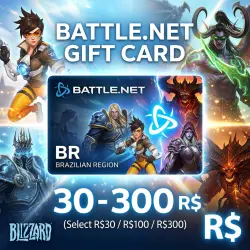 Battle.net Gift Card | BR (Brazil) | 30–300 R$ | SELF‑DELIVERY