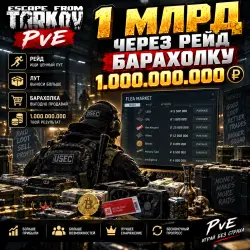 [PvE] 1 Billion in PvE | Via Raids | Via the Flea Market