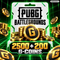 PUBG G-Coins — 2500 + 200 G-Coins | Steam