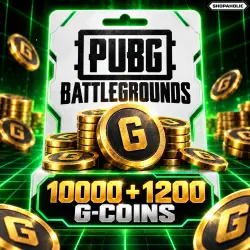 PUBG G-Coins — 10000 + 1200 G-Coins | Steam
