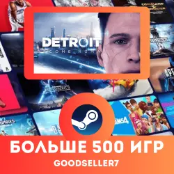 Detroit: Become Human + MORE THAN 500 GAMES Region free