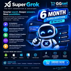 SuperGrok AI – 6 Month Subscription | 180 Days | Advanced AI Assistant