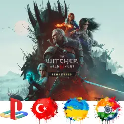 The Witcher 3 Wild Hunt Remastered PS4/PS5/TURKEY/UKRAINE/INDIA/PS