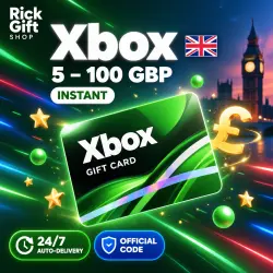 [AUTO 24/7] Xbox Gift Card 5-100 GBP United Kingdom UK Wallet