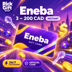 [AUTO 24/7] Eneba Gift Card 3–200 CAD Wallet Balance Top-Up CAD