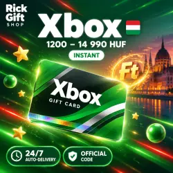 [AUTO 24/7] Xbox Live Gift Card Hungary 1200–14990 HUF